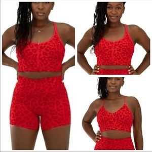 Balance Athletica Kingdom Red Cheetah Set